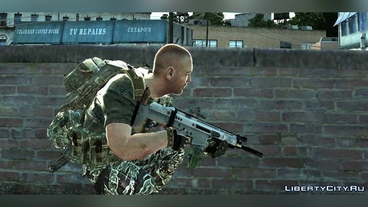 Fn Scar-H с Acog / GTA 4