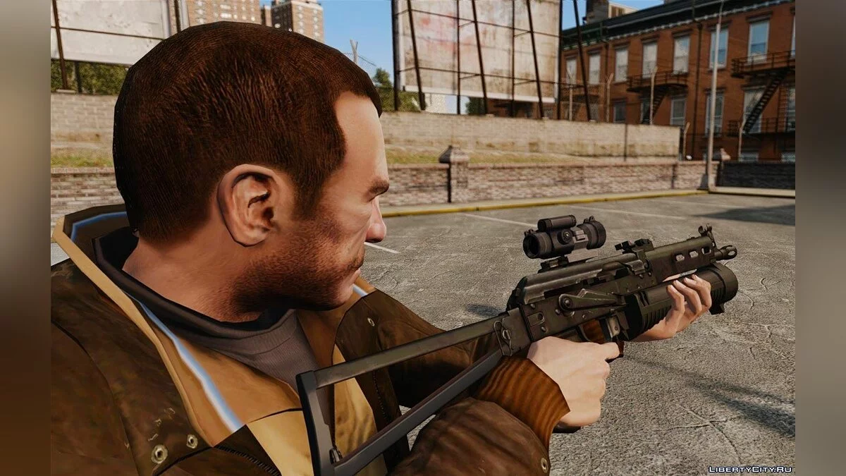 Пистолет-пулемёт ПП-19 Бизон / GTA 4