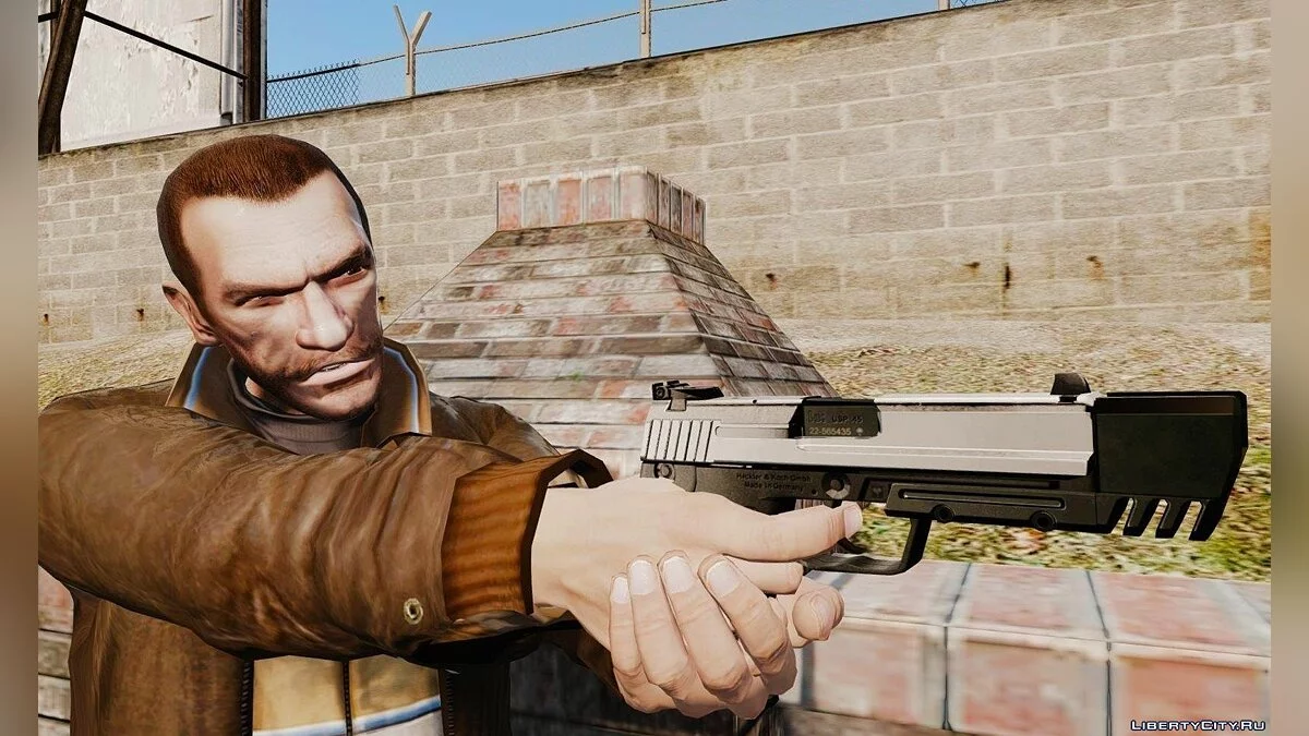 Самозарядный пистолет H&K USP v6 / GTA 4