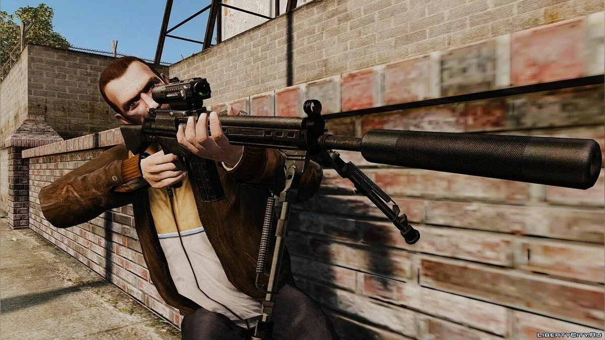 Снайперская винтовка HK G3SG1 v1 / GTA 4