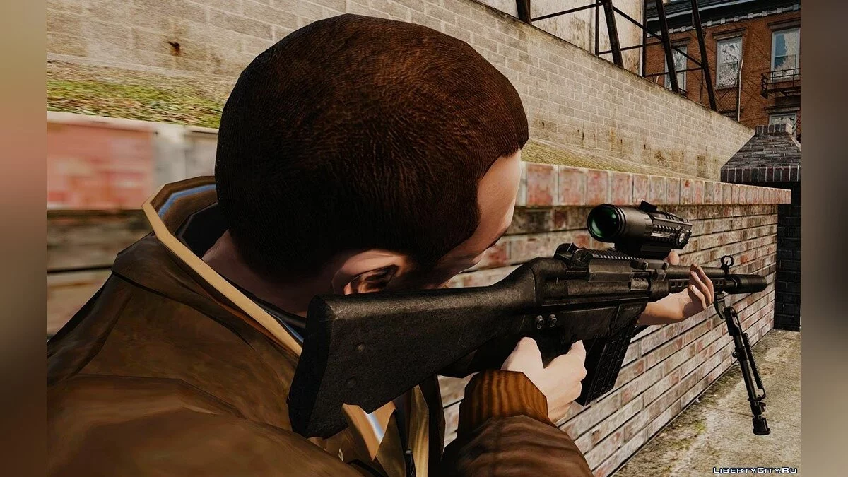 Снайперская винтовка HK G3SG1 v1 / GTA 4