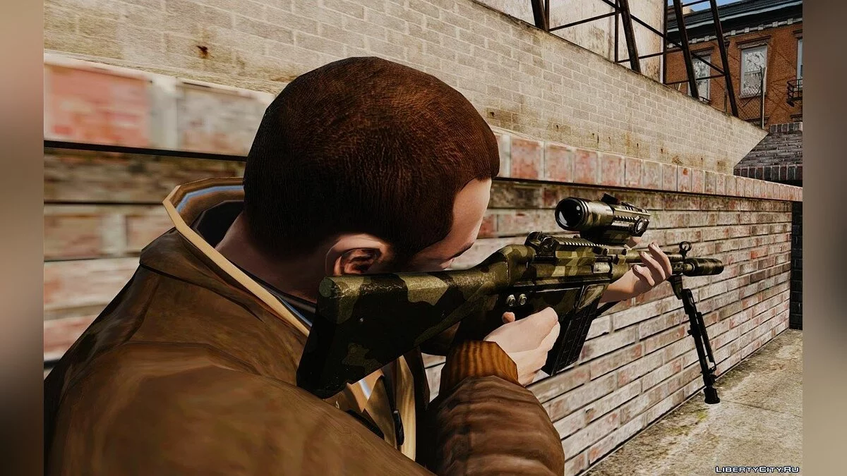 Снайперская винтовка HK G3SG1 v2 / GTA 4