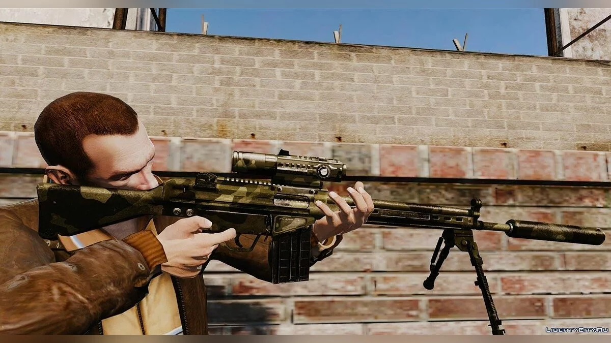 Снайперская винтовка HK G3SG1 v2 / GTA 4