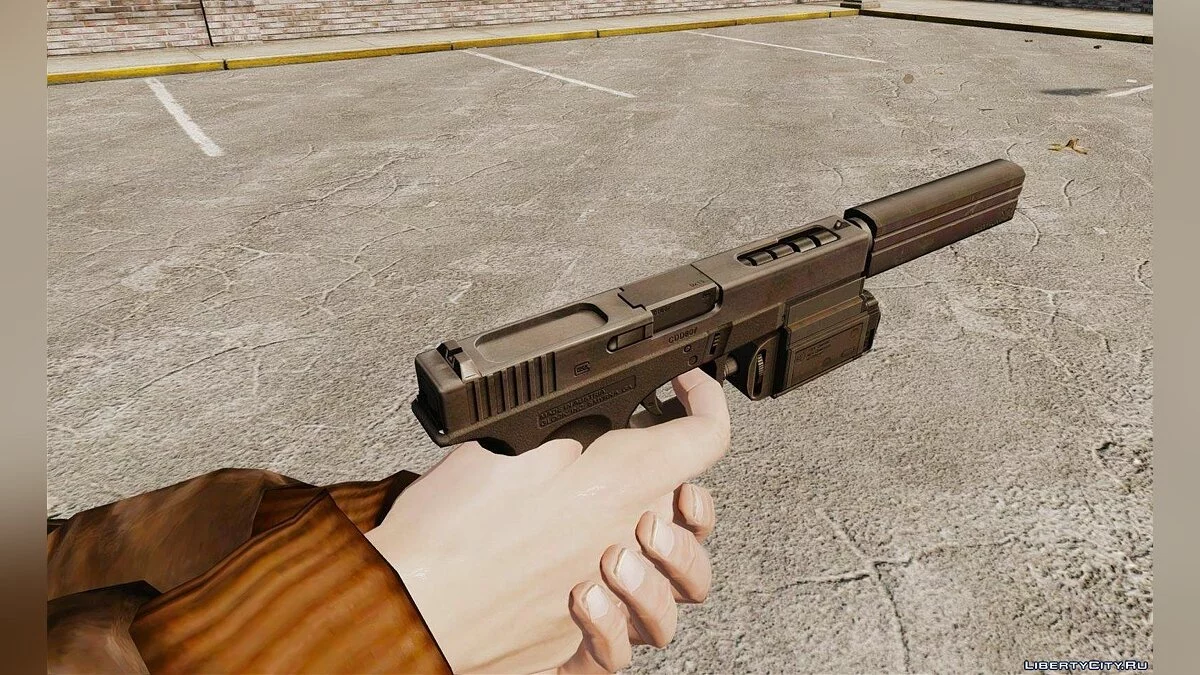 Тактический пистолет Glock 18 v2 / GTA 4