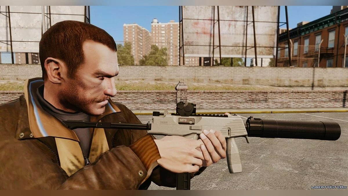 Тактический пистолет-пулемёт MP9 v3 / GTA 4