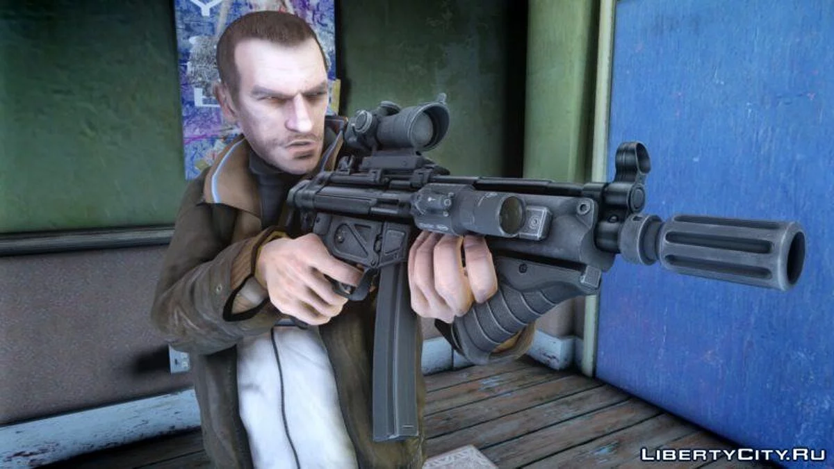 Улучшенный MP5 в HD качестве / GTA 4