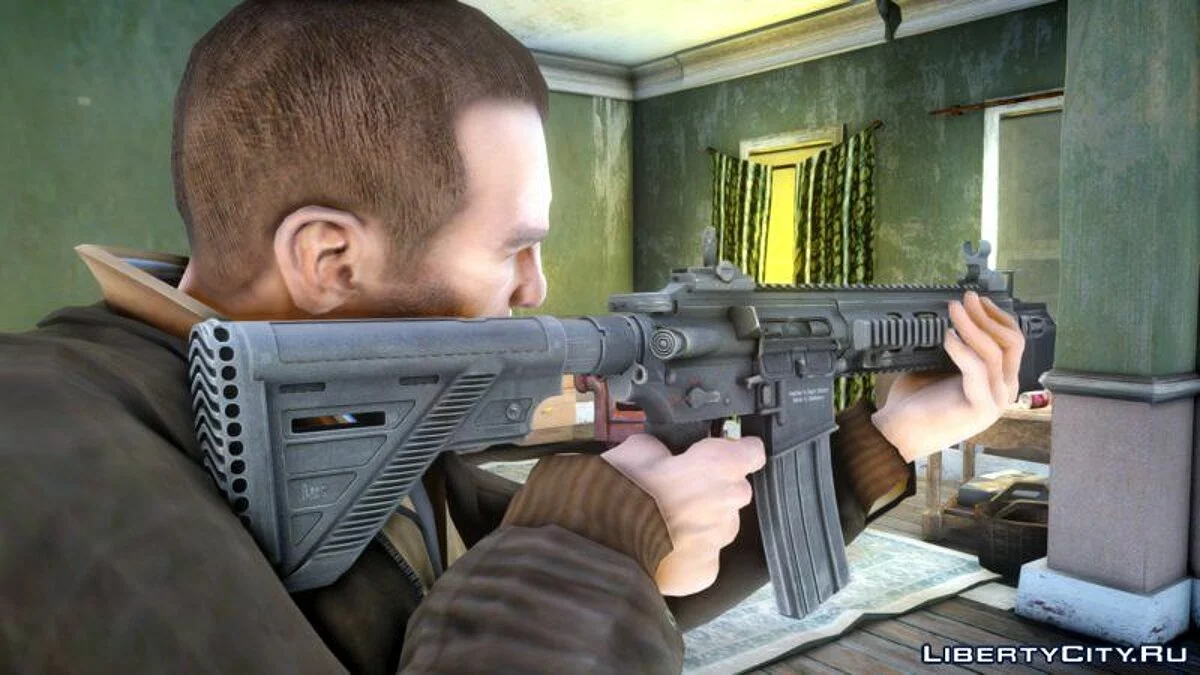 Винтовка HK416 в HD качестве / GTA 4