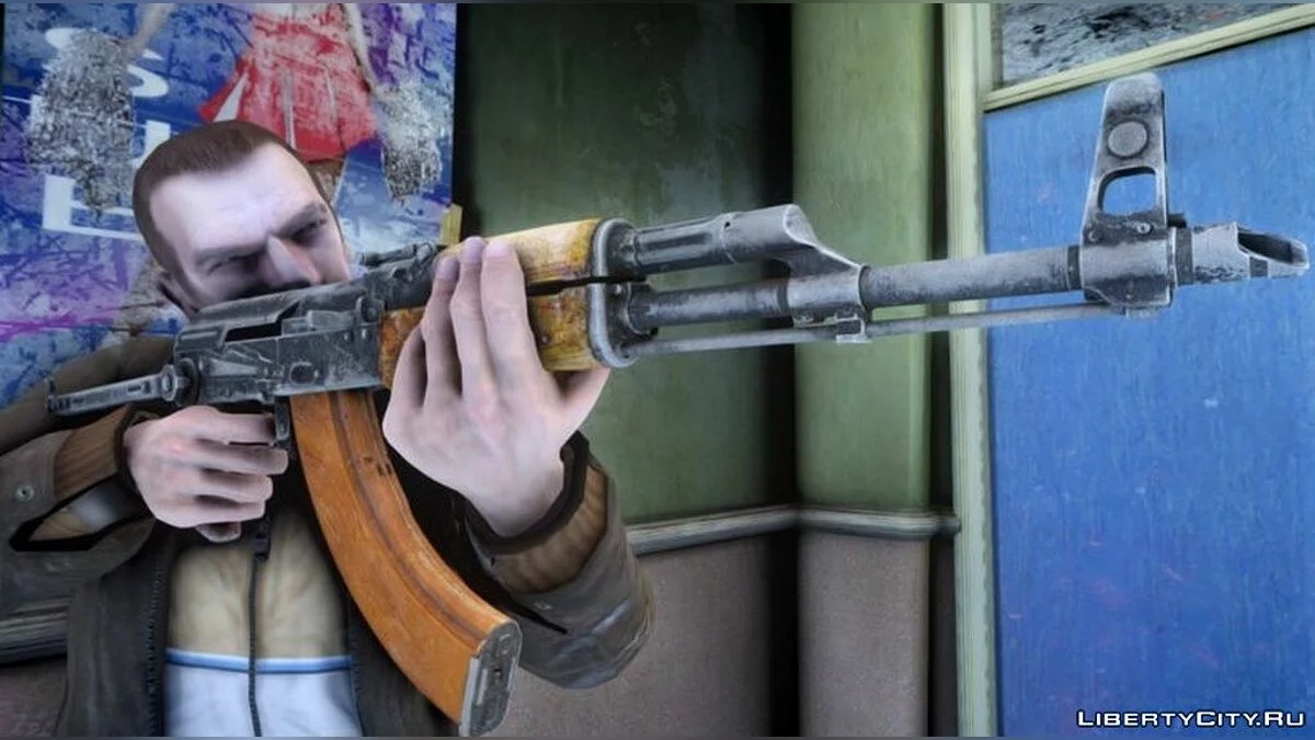 Автомат Калашникова модифицированный / GTA 4