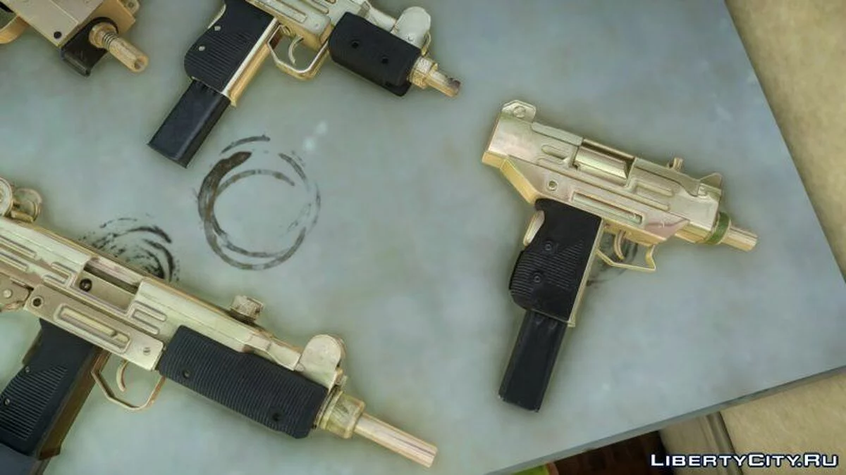 Пак Golden SMG из TBoGT / GTA 4