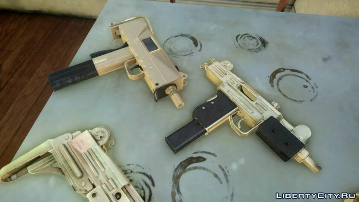 Пак Golden SMG из TBoGT / GTA 4