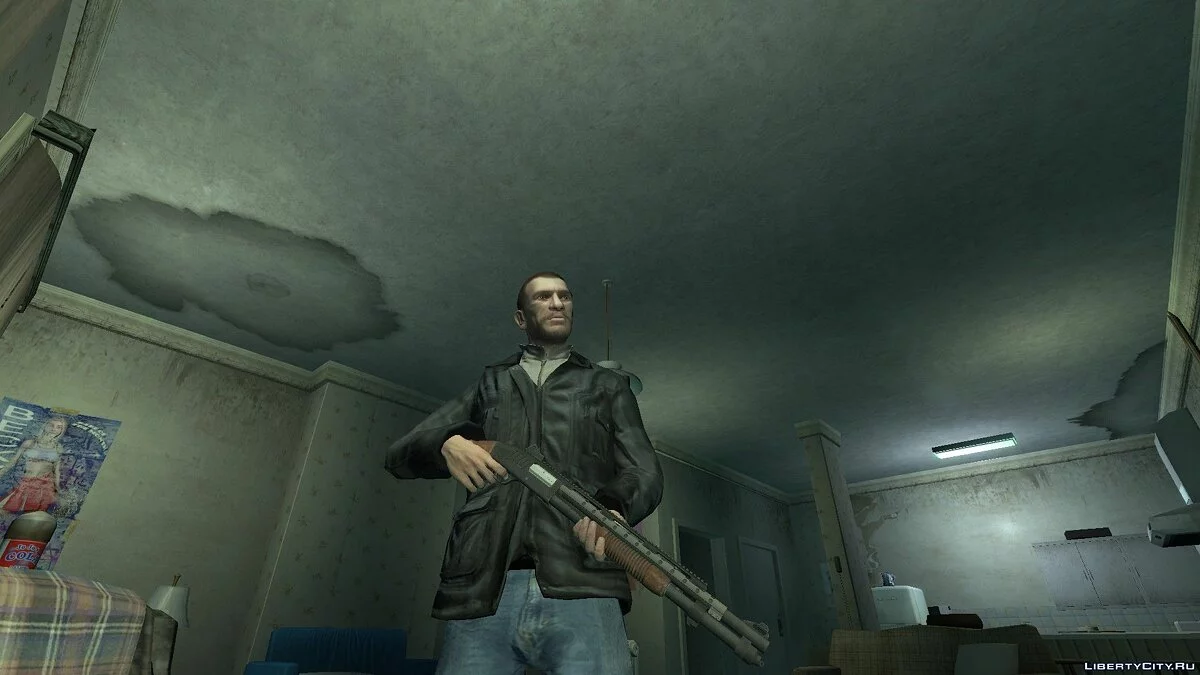 12 Gauge Pump-Action Shotgun from Serious Sam 4 / GTA 4