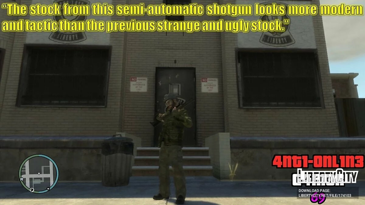 GTA TLAD Beretta Shotgun / GTA 4