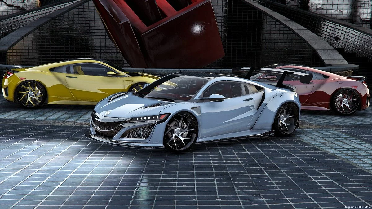 2016 Acura NSX x Liberty Walk x Savini [Mod-Kit | Add-on] 1.0 / GTA 5