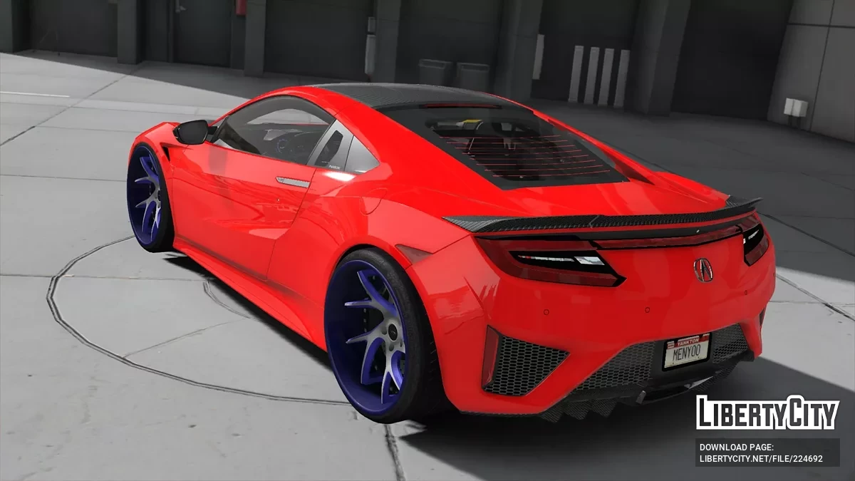 Acura NSX With V10 Audi R8 Engine Swap / GTA 5