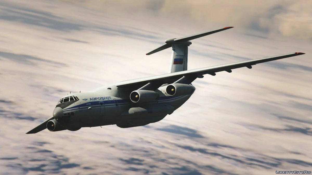 IL-76M [Add-On / Replace / Livery] v1.1 / GTA 5