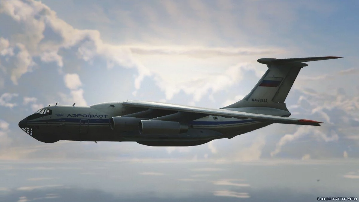 IL-76M [Add-On / Replace / Livery] v1.1 / GTA 5