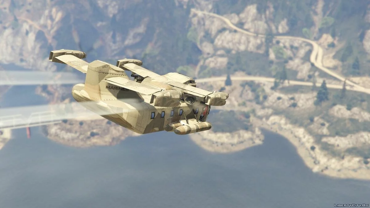 Amphibious Armed Cargo Plane [+ Add-On] / GTA 5