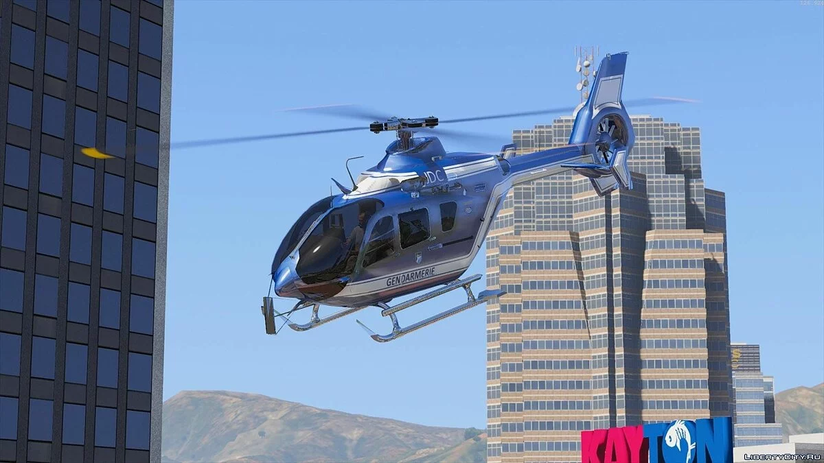 EC-135 Gendamerie + Template 0.1 / GTA 5