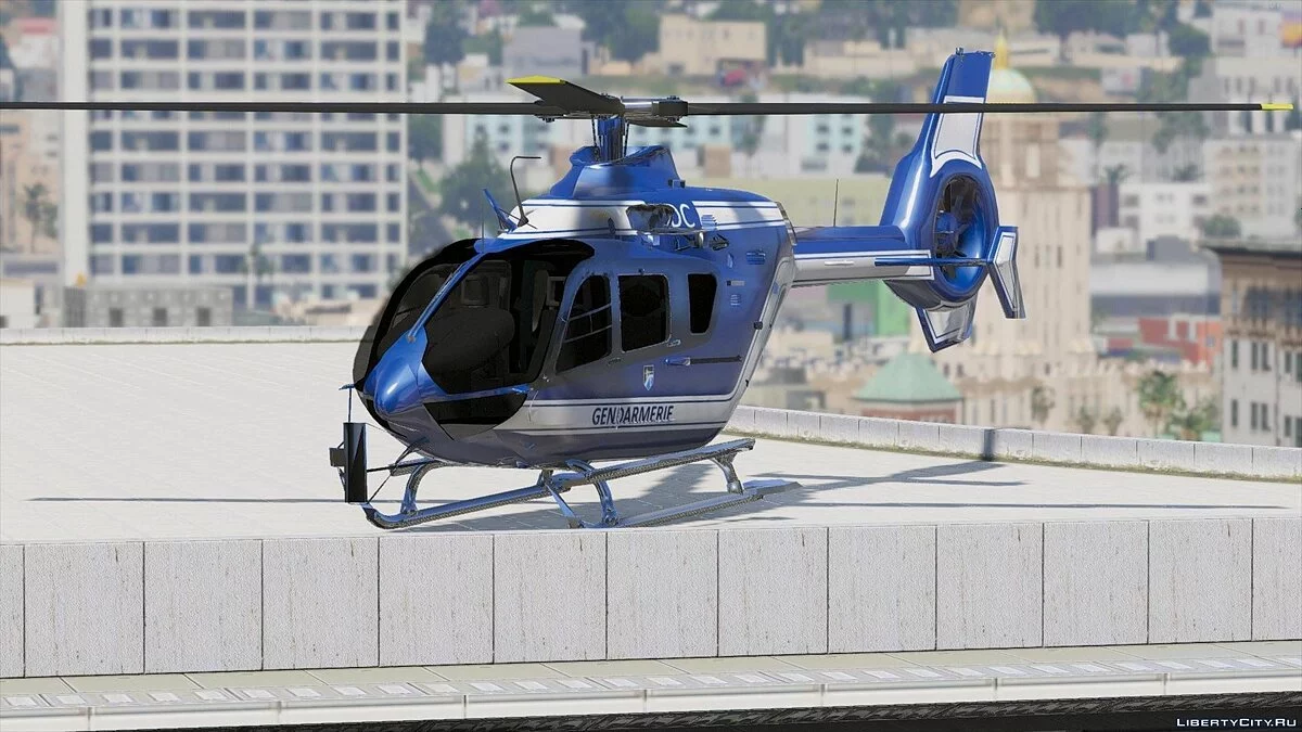 EC-135 Gendamerie + Template 0.1 / GTA 5