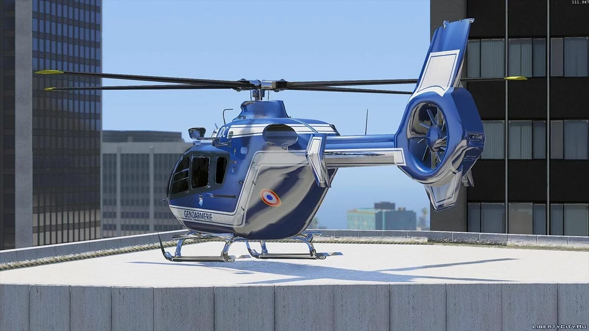 EC-135 Gendamerie + Template 0.1 / GTA 5