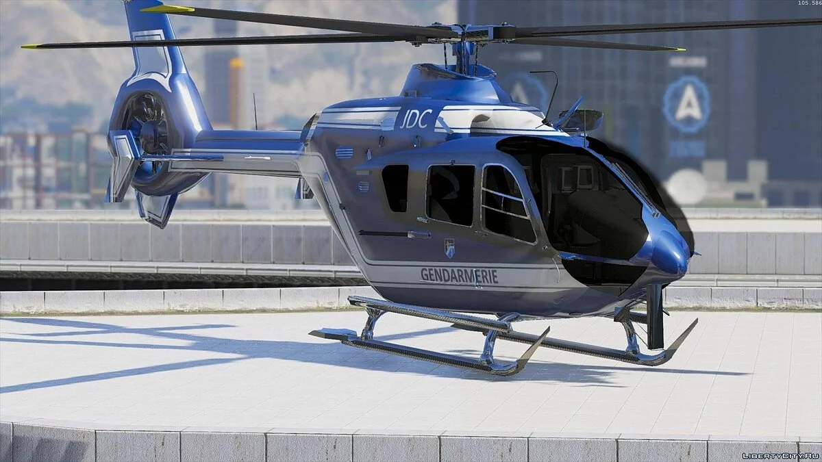 EC-135 Gendamerie + Template 0.1 / GTA 5