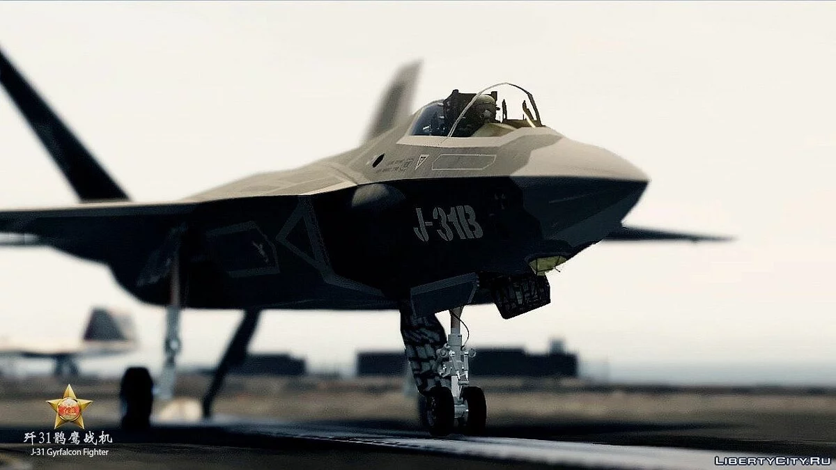 J-31 Gryfalcon Fighter Jet [Add-On / Replace] V1.0 / GTA 5