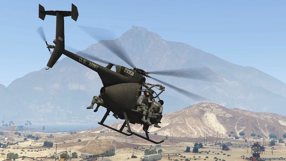 MH-6 Little Bird (troop version) / GTA 5