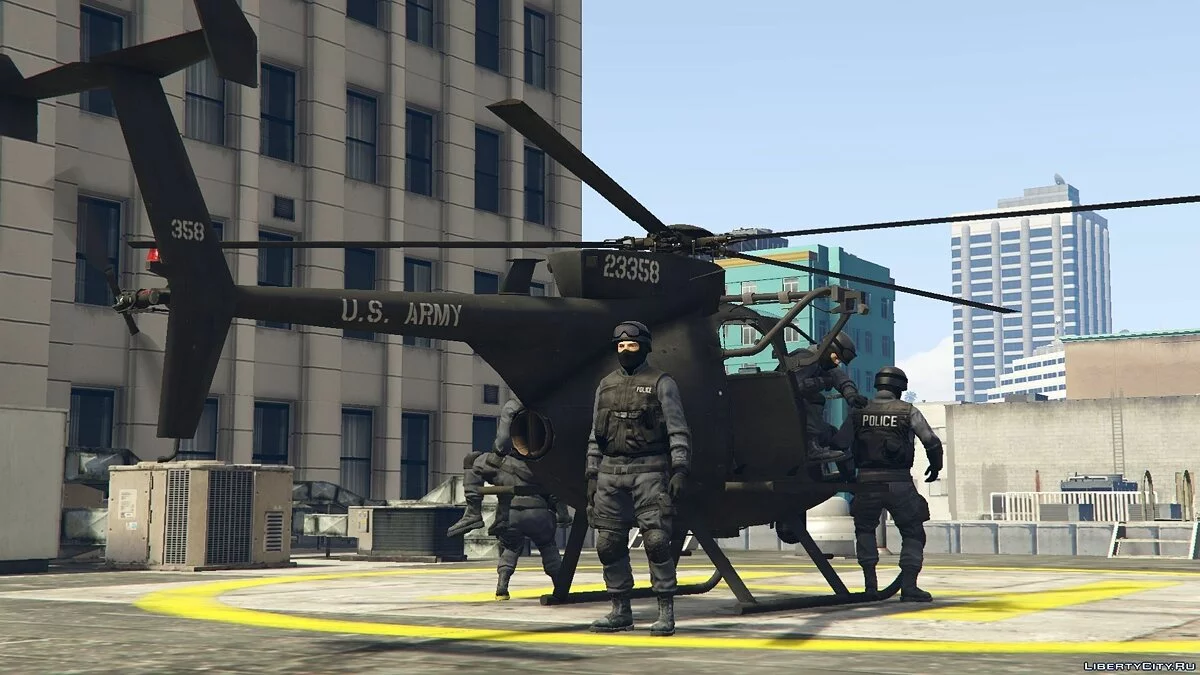 MH-6 Little Bird (troop version) / GTA 5