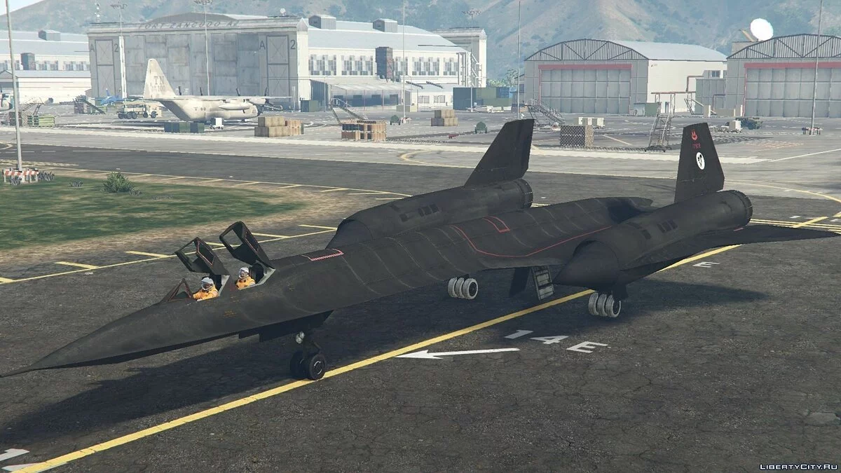SR-71A Blackbird (fastest jet in the world) / GTA 5
