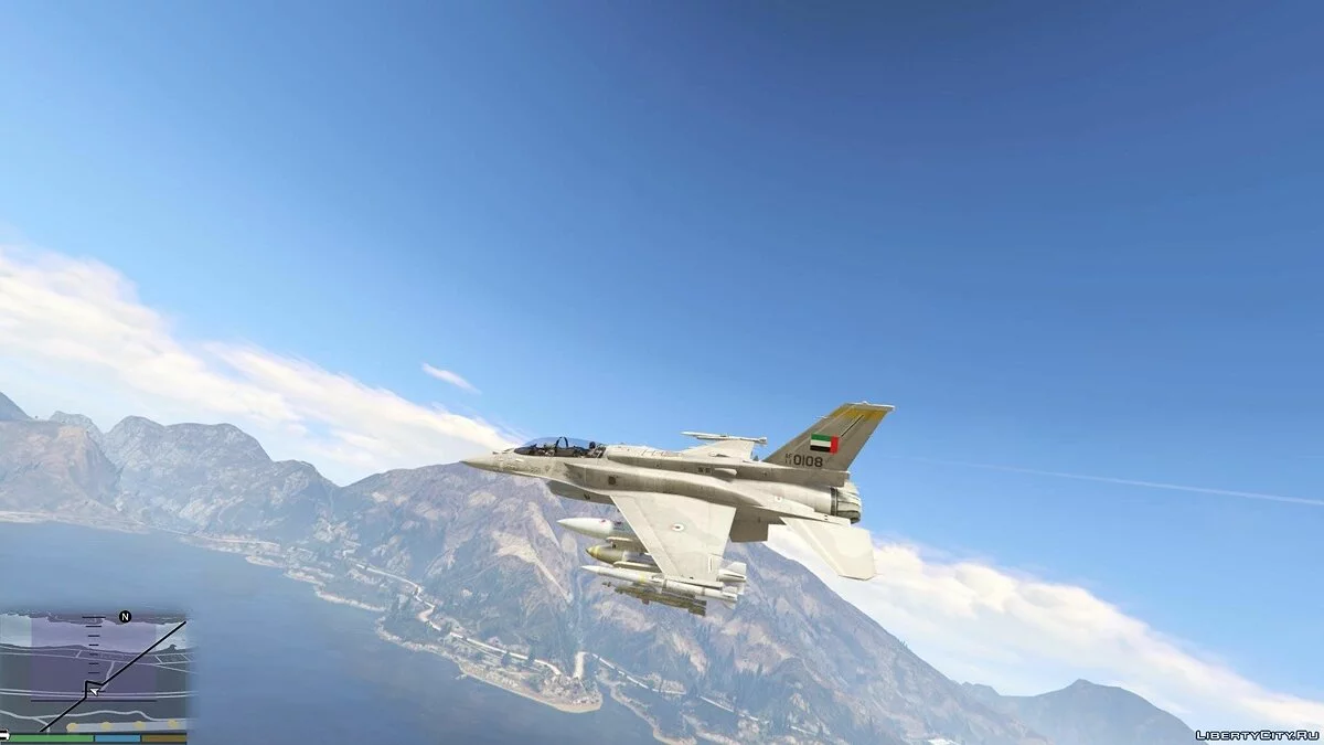 Desert Falcon F-16 F BLK 60/61 UAE [Add-On] 1.0 / GTA 5