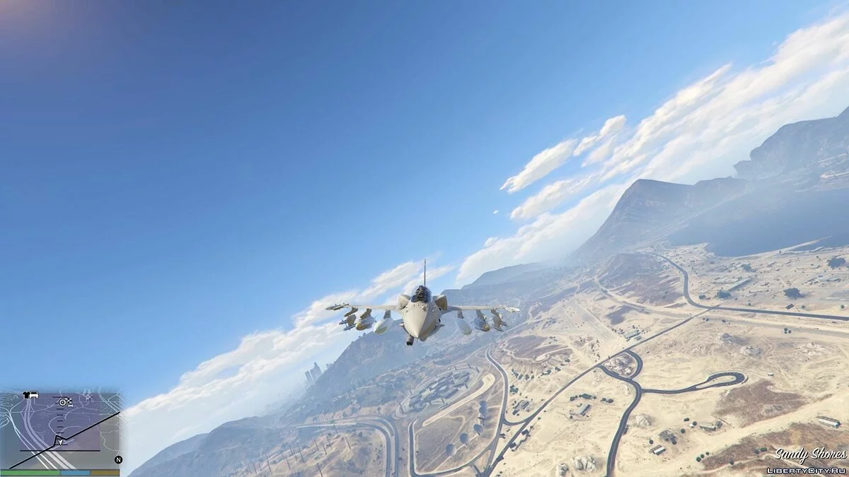 Desert Falcon F-16 F BLK 60/61 UAE [Add-On] 1.0 / GTA 5
