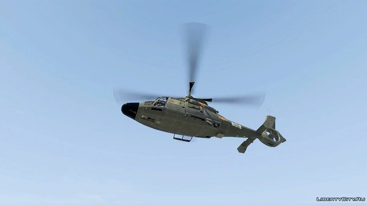 Z-9 Haitun model BF4 [Livery] 1.1 / GTA 5