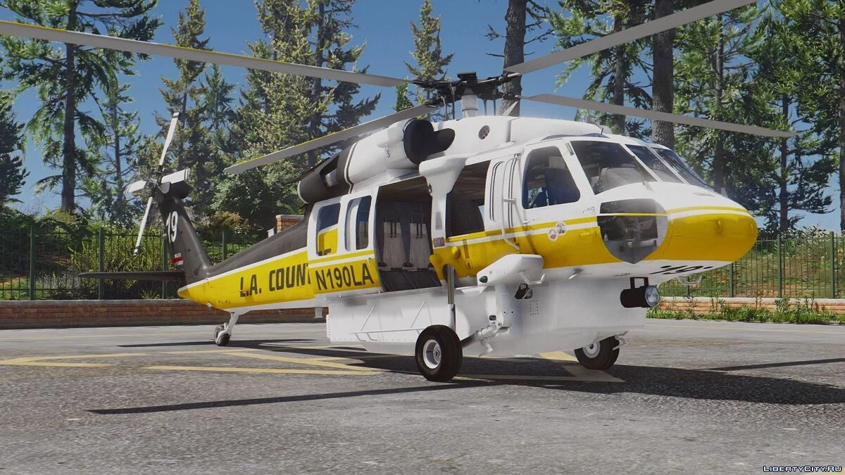 S-70A Firehawk Fire Fighting Helicopter [Add-On | Wipers] / GTA 5