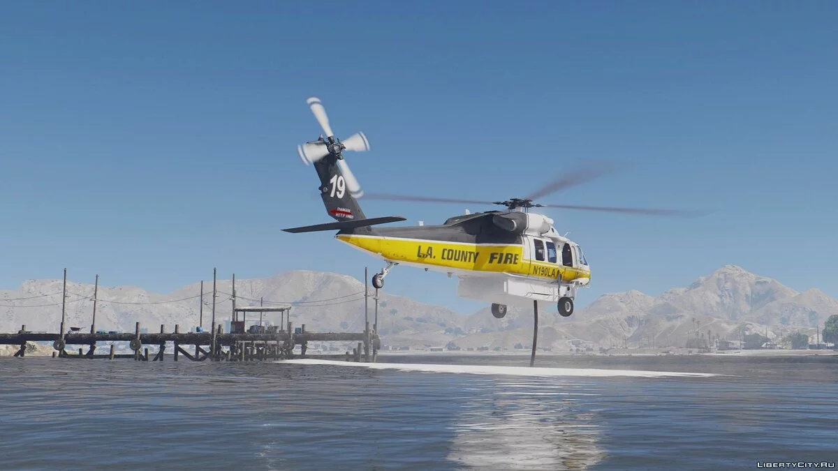 S-70A Firehawk Fire Fighting Helicopter [Add-On | Wipers] / GTA 5