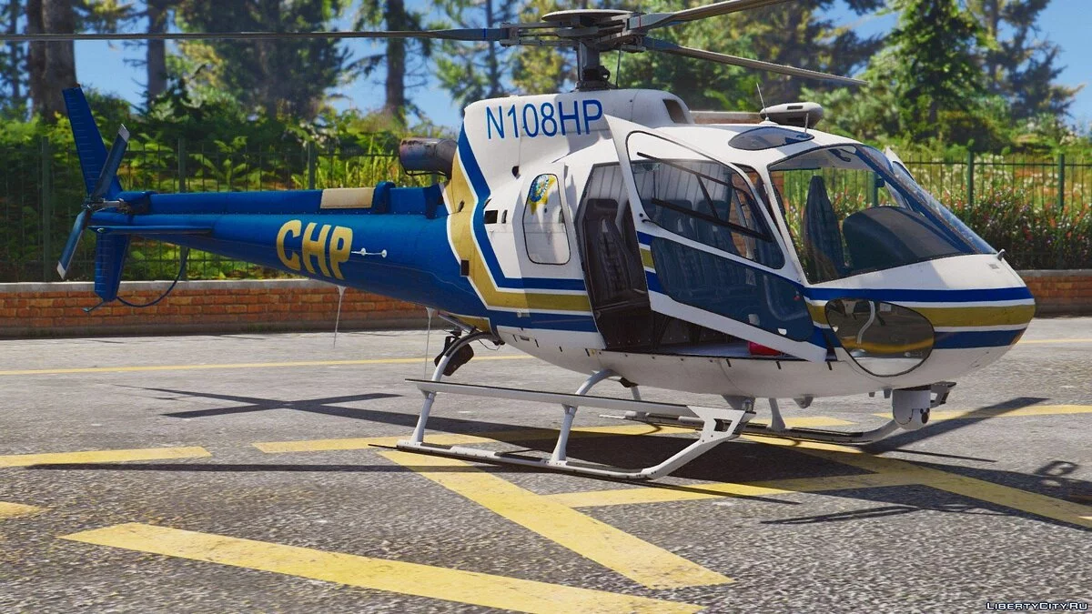 AS-350 Ecureuil (LAPD & CHP) [Add-On / Replace | Livery] / GTA 5