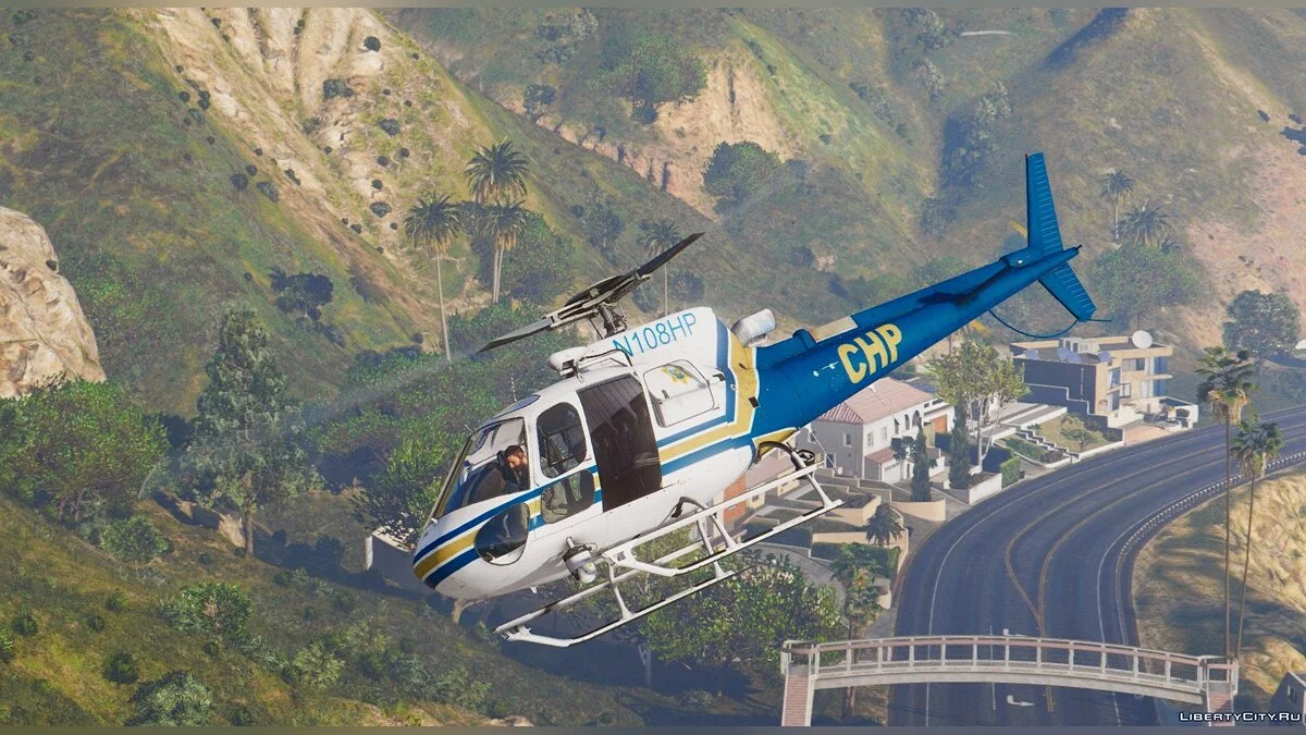 AS-350 Ecureuil (LAPD & CHP) [Add-On / Replace | Livery] / GTA 5