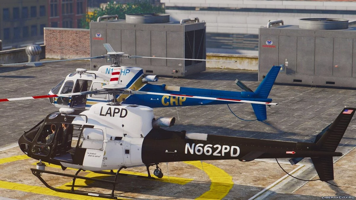 AS-350 Ecureuil (LAPD & CHP) [Add-On / Replace | Livery] / GTA 5