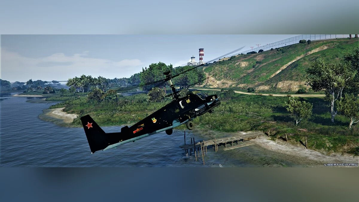 Kamov Ka-52 Alligator (Black Shark) Камов Ка-52 [Replace] 1.0 / GTA 5
