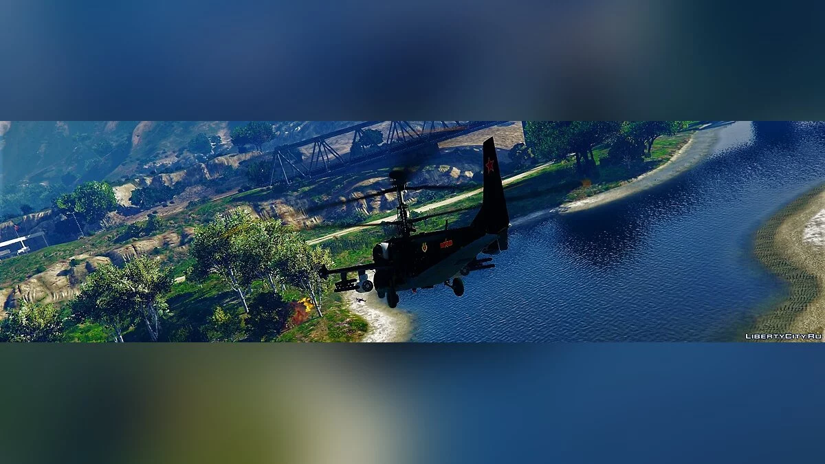 Kamov Ka-52 Alligator (Black Shark) Камов Ка-52 [Replace] 1.0 / GTA 5