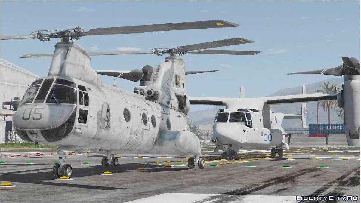USMC MV-22B (8 liveries w/ illuminated rotors) 1.0 / GTA 5
