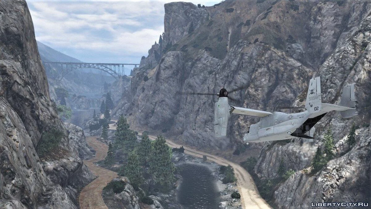 USMC MV-22B (8 liveries w/ illuminated rotors) 1.0 / GTA 5