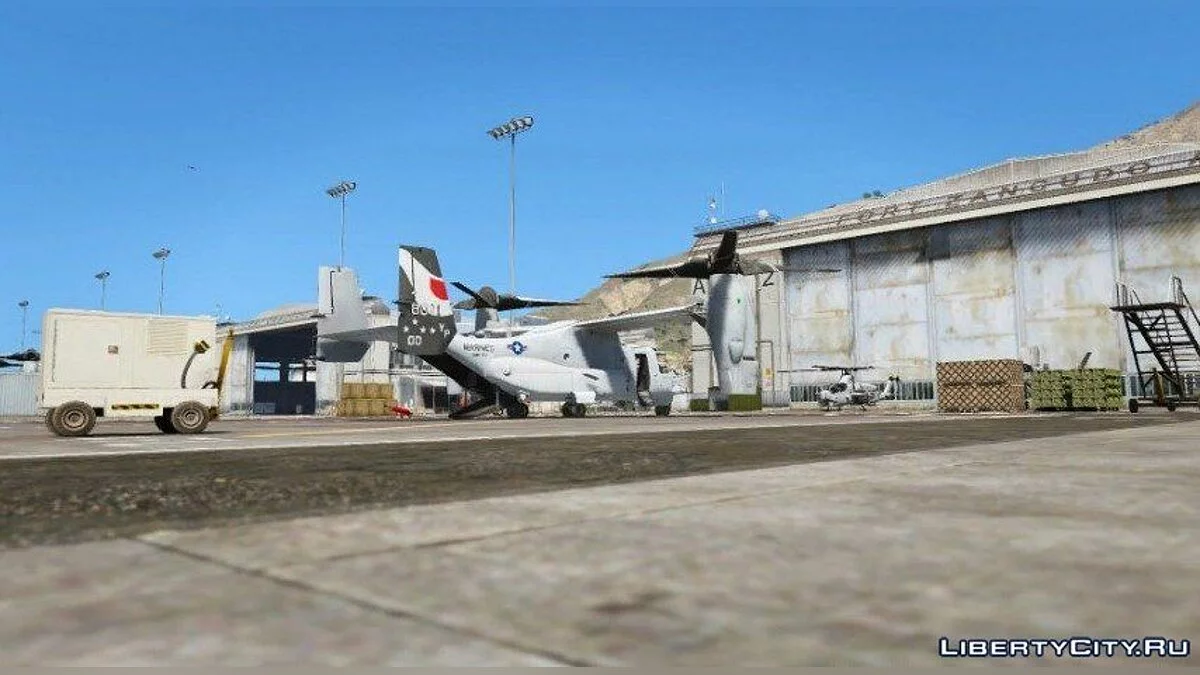 USMC MV-22B Osprey [REPLACE] (8 liveries / Illum. Rotors) 1.0 / GTA 5