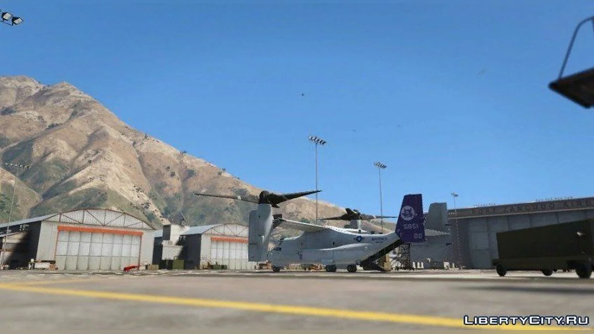 USMC MV-22B Osprey [REPLACE] (8 liveries / Illum. Rotors) 1.0 / GTA 5