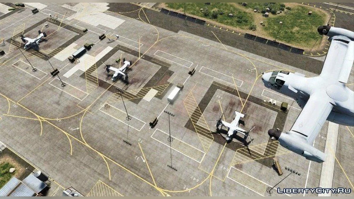 USMC MV-22B Osprey [REPLACE] (8 liveries / Illum. Rotors) 1.0 / GTA 5