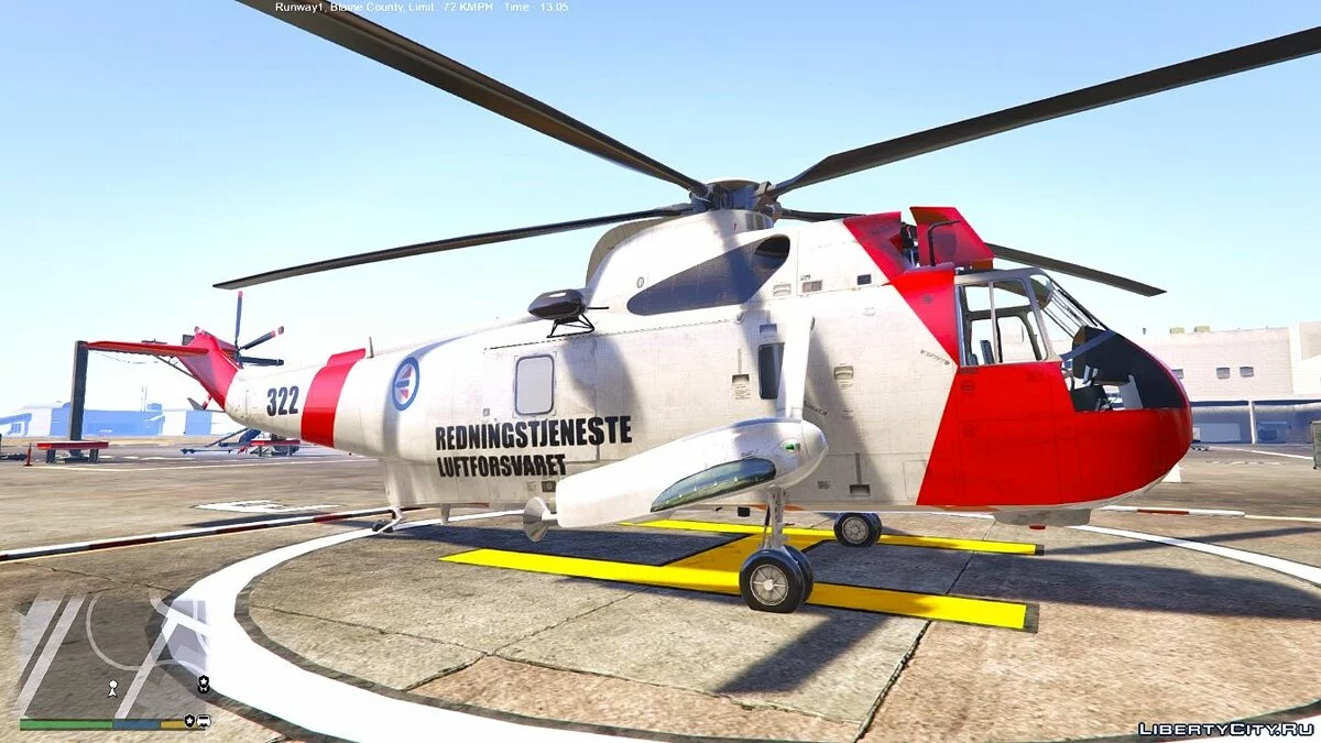 Norwegian SeaKing Helicopter - SAR 0.1 / GTA 5
