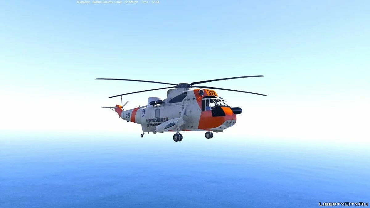Norwegian SeaKing Helicopter - SAR 0.8 / GTA 5