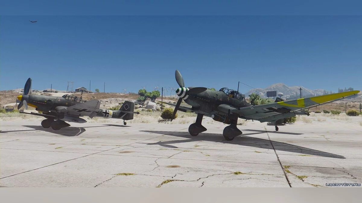 Ju-87D Stuka & Ju-87G2 Kanonenvogel 2in1 [Add-On] 1.2 / GTA 5