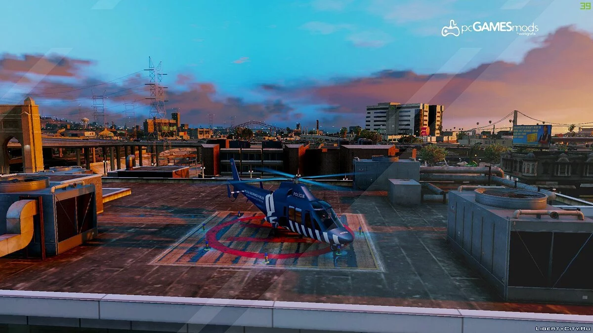 Portuguese Police & EMS - Helicopter [Replace] 1.0 / GTA 5