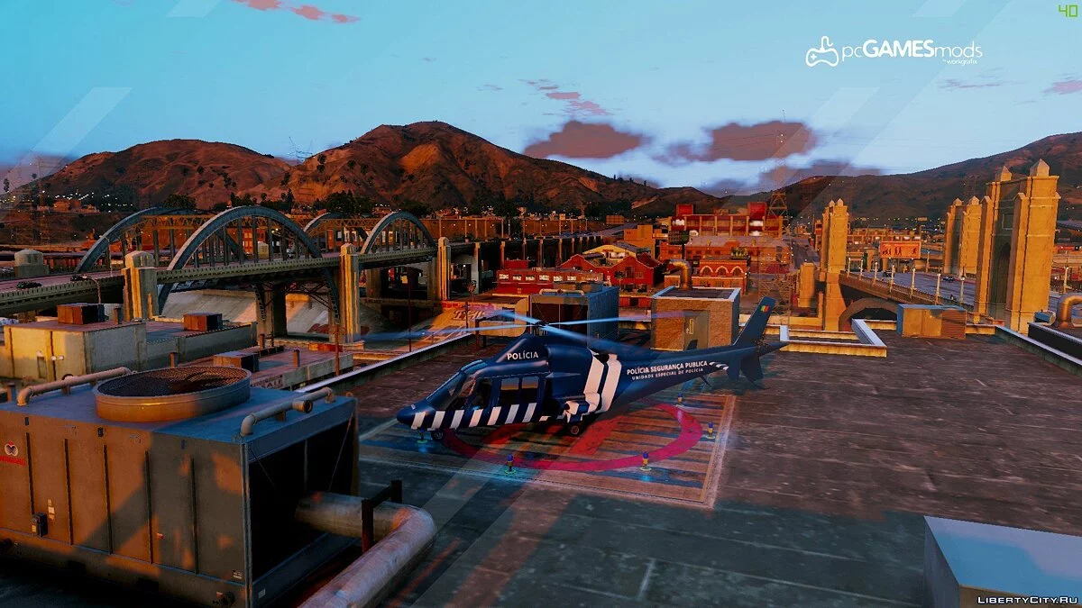 Portuguese Police & EMS - Helicopter [Replace] 1.0 / GTA 5