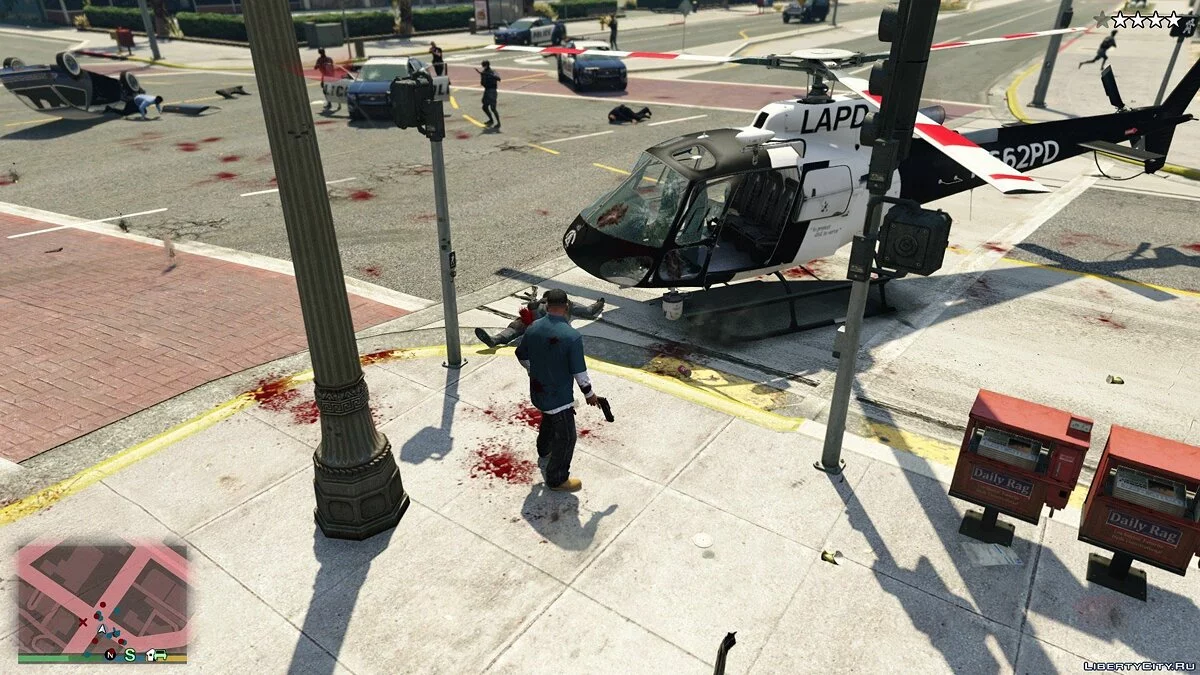 AS-350 Ecureuil LAPD [Replace] 0.2 / GTA 5